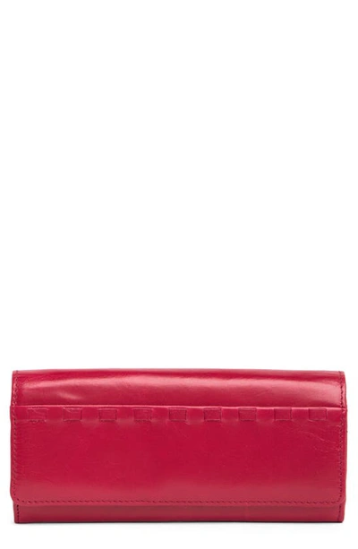 Shop Hobo Rider Leather Wallet In Flame
