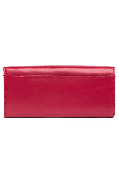 Shop Hobo Rider Leather Wallet In Flame