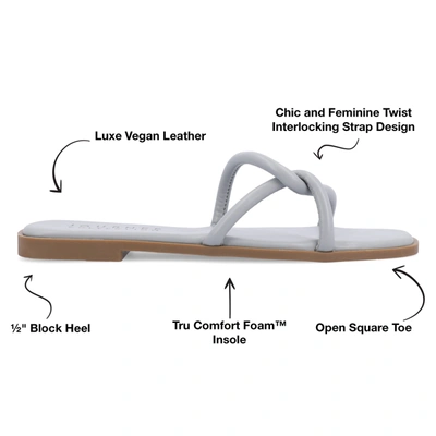 Journee Collection Collection Women's Tru Comfort Foam Lauda Sandals In Blue