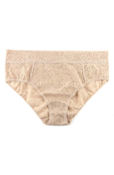 Shop Hanky Panky Daily Lace™ Cheeky Briefs In Taupe