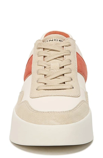 Shop Vince Warren Court Sneaker In Coral Blossom