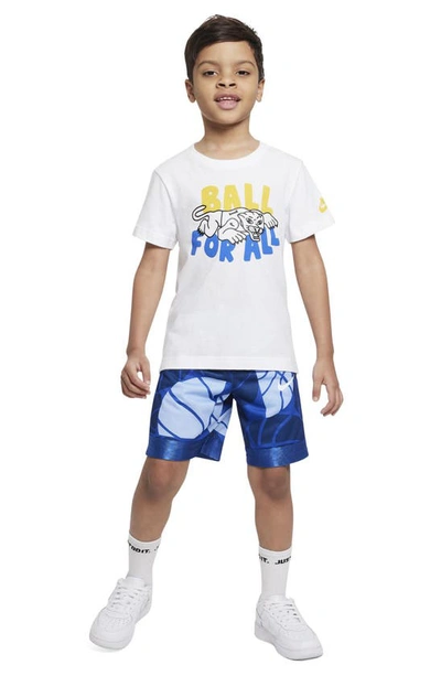 Shop Nike Kids' Dri-fit Elite Basketball Shorts In Game Royal