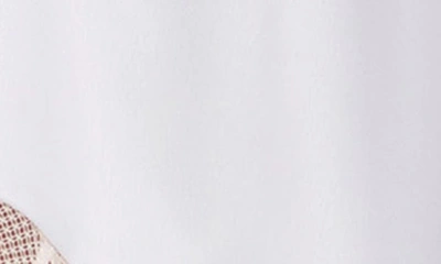 Flora Nikrooz Gabby Lace Trim Satin Charmeuse Short Pajamas In Smokey Pearl