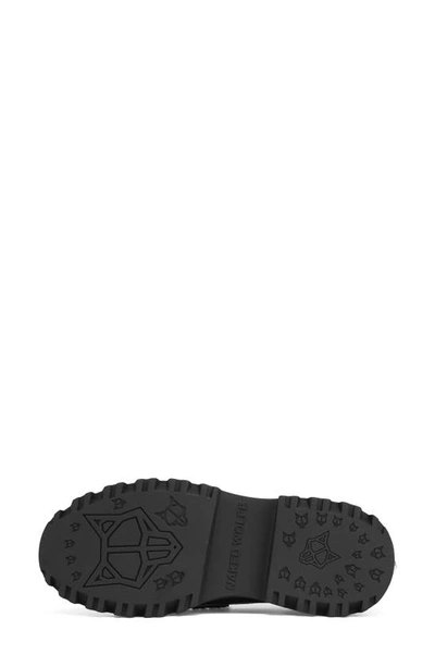 Naked Wolfe Flawless Platform Loafer In Black-box Leather