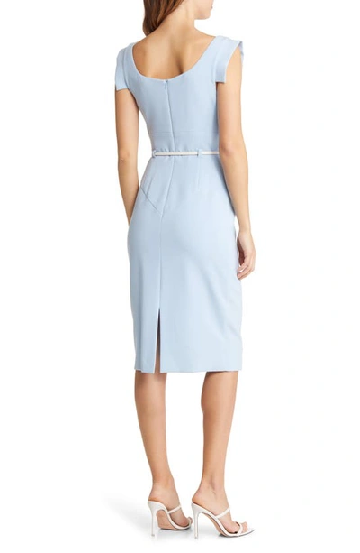 Shop Black Halo Jackie O Sheath Dress In Maliblue