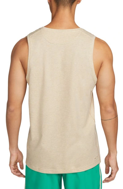 Shop Nike Dri-fit Primary Training Tank In Neutral Olive/ Htr