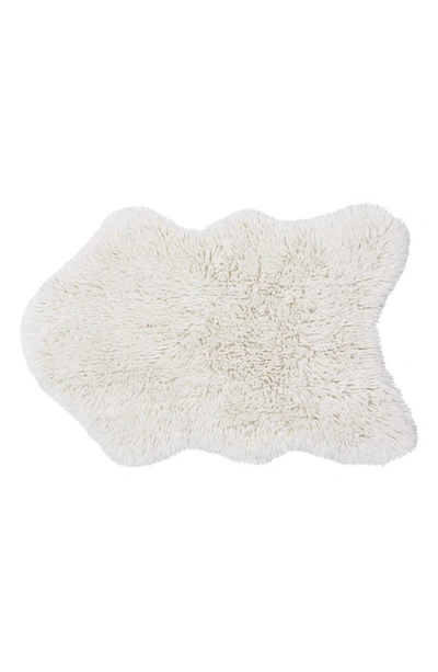 Shop Lorena Canals Woolly Woolable Washable Wool Rug In White