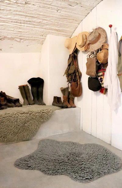 Lorena Canals Woolly Woolable Washable Wool Rug In Grey