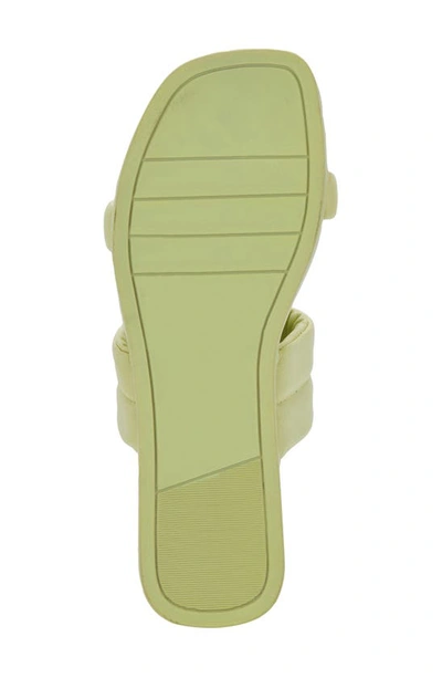 Shop Dolce Vita Adore Slide Sandal In Lemon Cream Leather