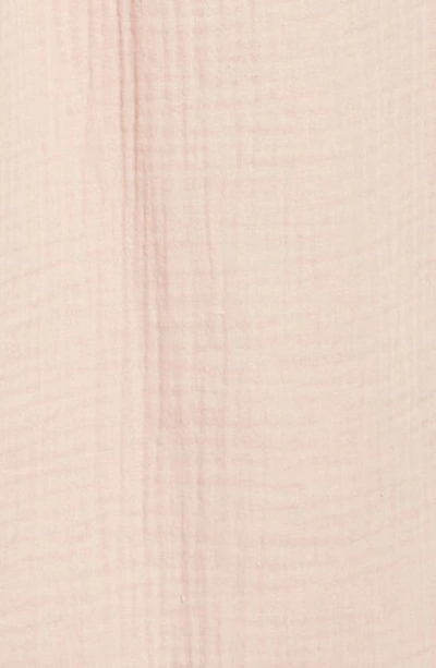 Love, Fire Kids' Cotton Gauze Top & Wide Leg Pants Set In Rose Dust
