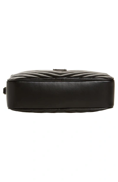 Shop Saint Laurent Lou Matelassé Leather Camera Bag In Noir