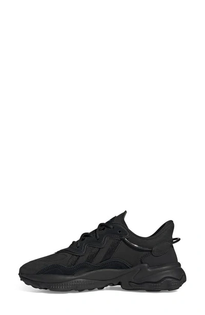 Shop Adidas Originals Ozweego Sneaker In Black/ Black/ Silver Met.