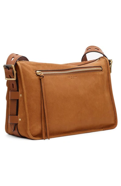 Shop Rag & Bone Field Leather Messenger Bag In Brown