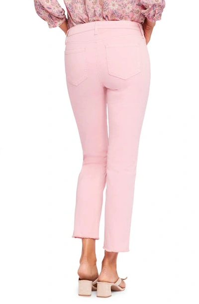 Shop Nydj Sheri Frayed Hem Slim Jeans In Aphrodite
