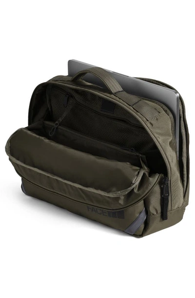 The North Face Base Camp Voyager Sling Backpack In New Taupe Green/ Black