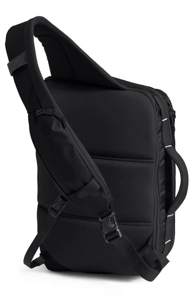 Shop The North Face Base Camp Voyager Sling Backpack In Black/ White