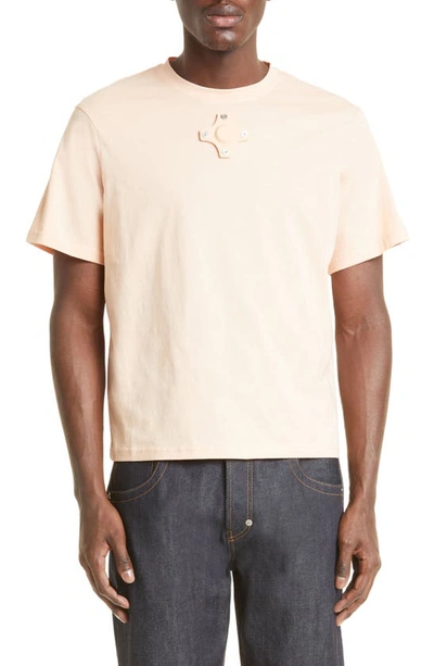 Shop Craig Green Dust Cap Cotton T-shirt In Peach