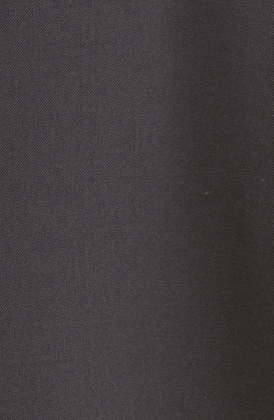 Zegna Trofeo Solid Black Wool Suit In Black