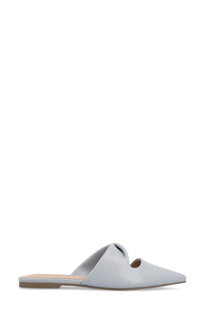 Journee Collection Enniss Flat Mule In Blue