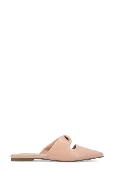 Journee Collection Enniss Flat Mule In Blush