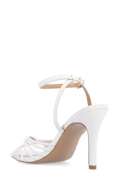 Journee Collection Vanita Stiletto Sandal In White