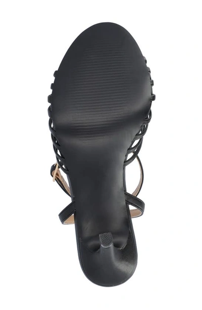 Journee Collection Vanita Womens Round Open Toe Stiletto Heel Pumps In Black