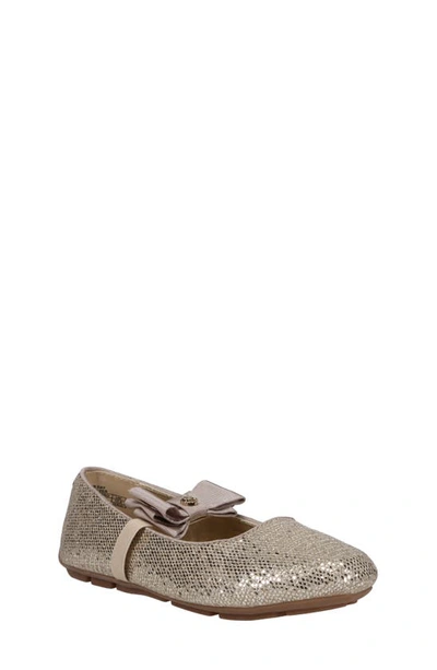 Shop Michael Kors Kids' Rover Day Mary Jane Flat In Gold