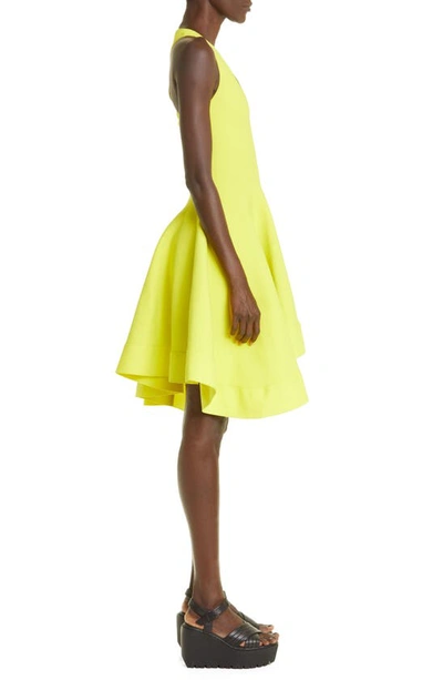 Shop Proenza Schouler Asymmetric Dress In Citron