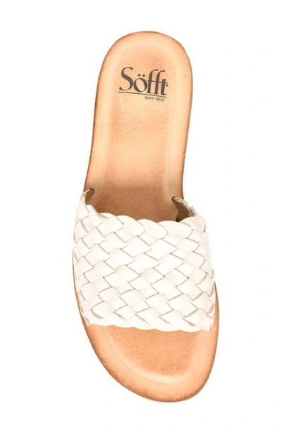 Shop Söfft Ardee Slide Sandal In Tapioca