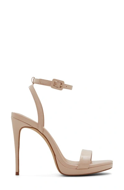 Shop Aldo Kat Ankle Strap Stiletto In Bone