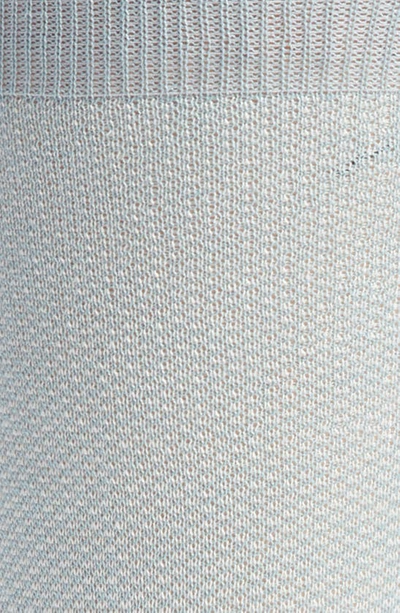 Canali Micropattern Dress Socks In Light Blue