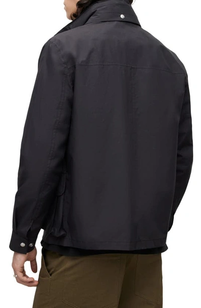 Shop Allsaints Maso Light Tech Jacket In Black/ Black