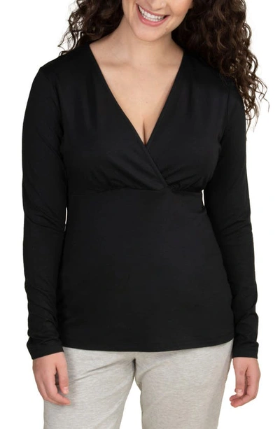 Shop Bravado Designs Long Sleeve Nursing Top In Black