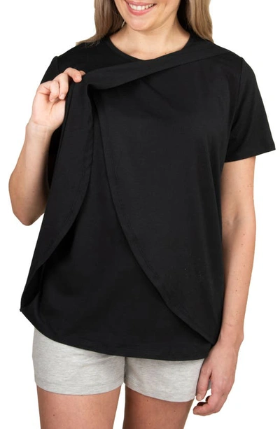 Shop Bravado Designs Short Sleeve Nursing T-shirt In Black