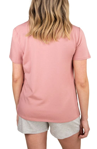 Shop Bravado Designs Short Sleeve Nursing T-shirt In Roseclay