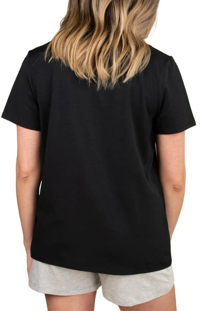 Shop Bravado Designs Short Sleeve Nursing T-shirt In Black