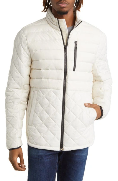 Shop Moose Knuckles Boynton Quilted Puffer Jacket In Plaster
