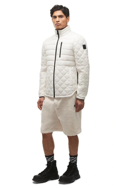 Shop Moose Knuckles Boynton Quilted Puffer Jacket In Plaster
