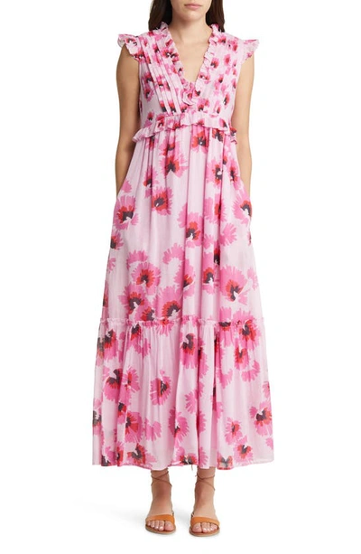 Shop Banjanan Constance Print Maxi Dress In Floral Mix