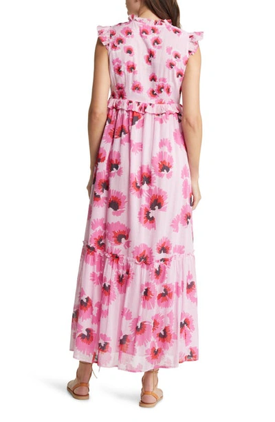 Shop Banjanan Constance Print Maxi Dress In Floral Mix