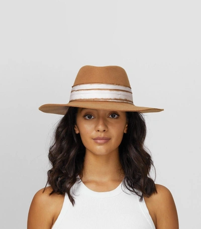 Shop Freya Almond Hat In Brown