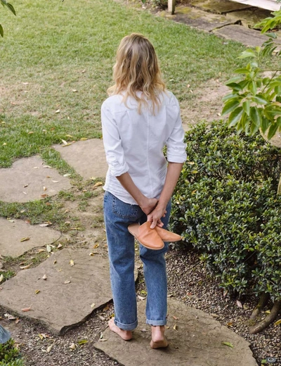 Shop Frank And Eileen Barry Woven Button Up In White