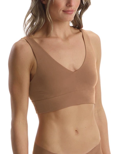 Commando Butter Comfy Longline Bralette In Brown