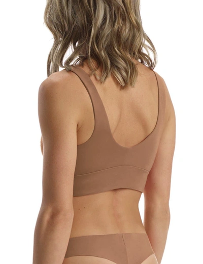 Commando Butter Comfy Longline Bralette In Brown