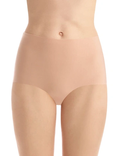 Shop Commando Butter High Rise Panty In Beige