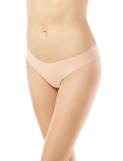 Shop Commando Classic Solid Thong In Beige
