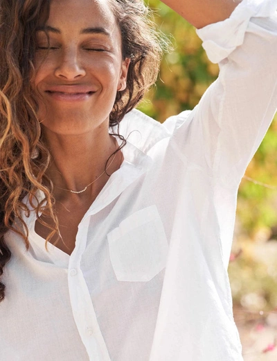 Shop Frank And Eileen Eileen Button Up In White