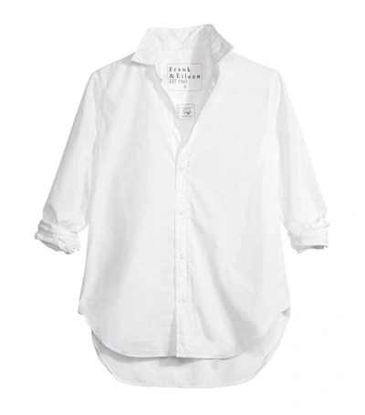 Shop Frank And Eileen Frank Woven Button Up - White