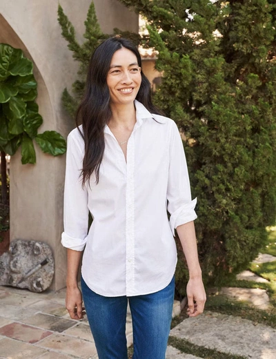 Frank And Eileen Frank Woven Button Up In White