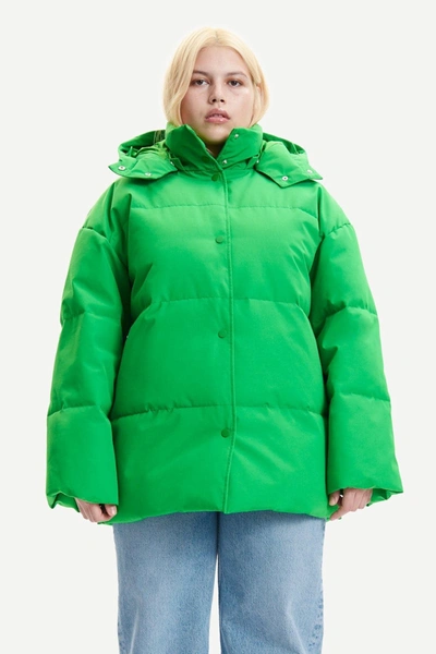 Shop Samsoe & Samsoe Hana Jacket In Green